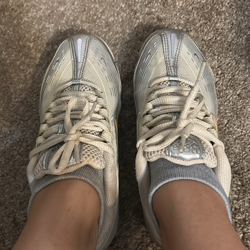 Nike silver reflective vapormax 360 size 5 - Picture 10 of 11